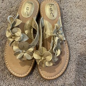 BOC gold sandals.  Like new. Worn once